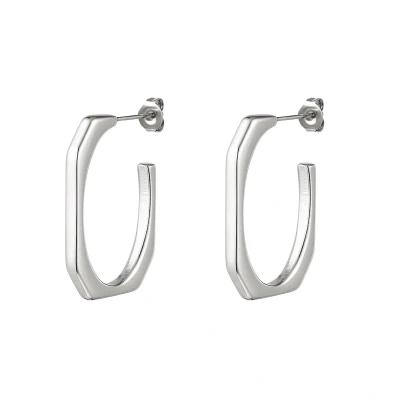 Afbeelding van Earrings geometric Yehwang Oorbellen One size Zilver