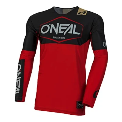 Afbeelding van Oneal Mayhem Hexx Motorcross shirt, zwart rood, afmeting S voor man
