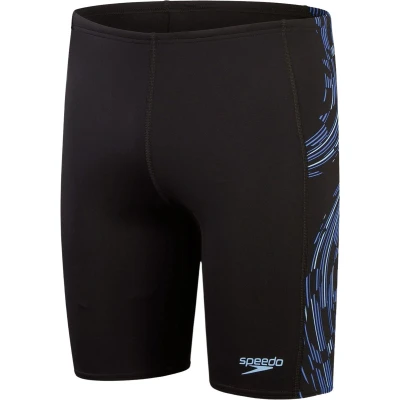 Afbeelding van Speedo MENS Panel Jammer Zwemshorts, Heren, Maat: 4, Black/curious blue