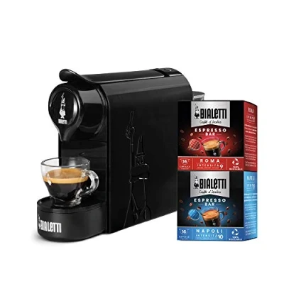 Afbeelding van Bialetti Gioia, espressomachine inclusief 32 capsules, werkt uitsluitend met zwart