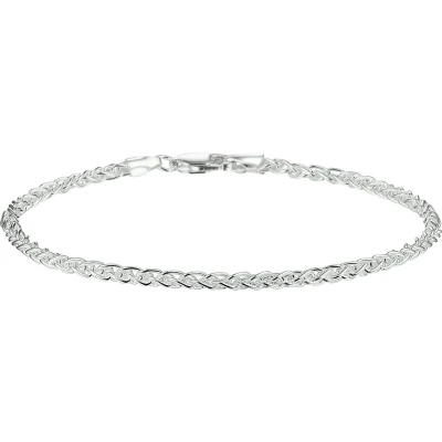 Afbeelding van Armband Zilver Vossestaart 2,5 mm x 20 cm lang