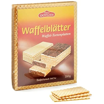 Afbeelding van Dovgan Wafelbladeren, 9 pack (9 x 350 g)