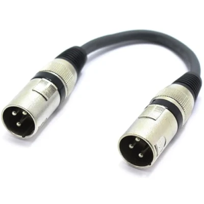 Afbeelding van VITALCO XLR Geslachtswisselaar Mannelijk naar Adapter Kabel Microfoon 3 Pin Evenwichtige Koppeling