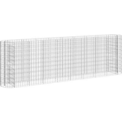 Afbeelding van vidaXL Gabion plantenbak verhoogd 330x50x100 cm gegalvaniseerd ijzer
