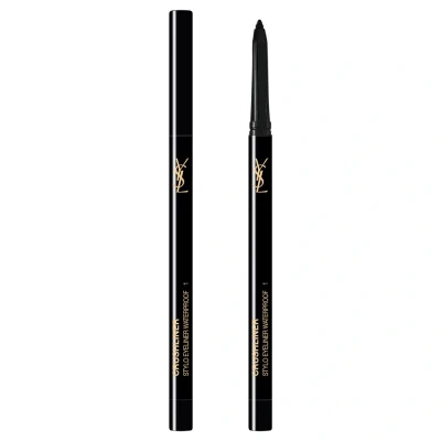 Afbeelding van Yves Saint Laurent Crushliner Eyestylo oogpotlood 1 Noir Intense