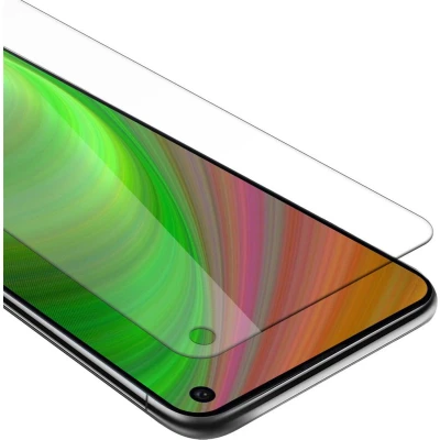 Afbeelding van Cadorabo Pantser film geschikt voor Samsung Galaxy S10e in KRISTALHELDER Geharde (Tempered) display beschermglas 9H hardheid met 3D Touch (RETAIL PACKAGING)
