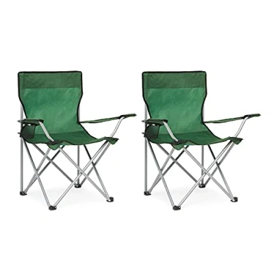 Afbeelding van IntimaTe WM Heart Camping Chair Set 2, Oxford weefsel, groen, één maat