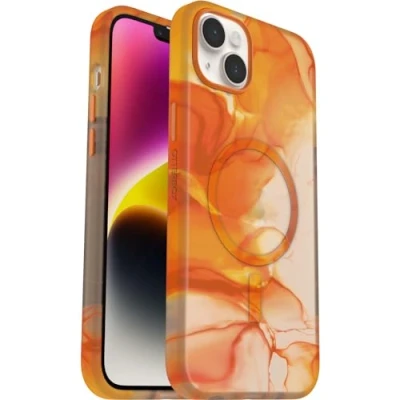 Afbeelding van OtterBox Slim &amp;Sturdy Series hoesje voor iPhone 14 Plus met MagSafe, schokbestendig, valbestendig, ultradun, dun beschermend hoesje, getest volgens militaire standaard, Oranje