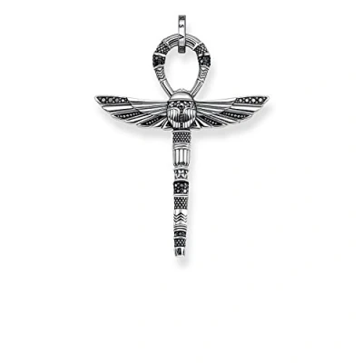 Afbeelding van Thomas SABO Hanger silvercoloured/black, Heren, Maat: One Size, Silver coloured/black