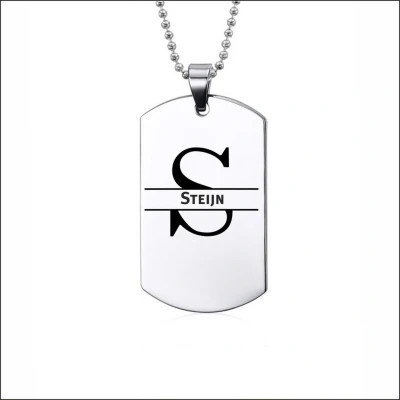 Afbeelding van Ketting RVS Met Naam Steijn