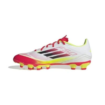 Afbeelding van adidas Uniseks Volwassen F50 LEAGUE Football boots Multi Ground, ftwr white/core black/solar yellow, 46 2/3 EU