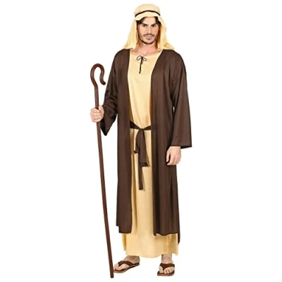 Afbeelding van Widmann Jozef, gewaad met lang vest, riem, hoofdbedekking, Bijbelfiguur, Kerstmis, carnaval, themafeest
