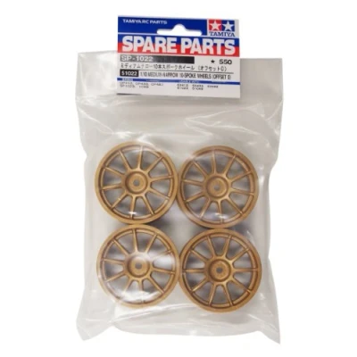 Afbeelding van Tamiya 300051022 1:10 velgen Subaru Impreza, 4, 24,5 mm, goud