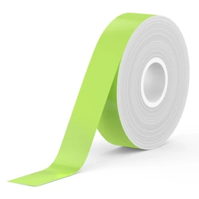 Afbeelding van SUPVAN E10 Zelfklevende Etiketten, Multifunctionele Thermische Etiketten voor Thuiskantoren Scholen, Compatibel met E10/E16 Etikettenprinters, 15 mm*6 m, 1 Rollen (Groen)