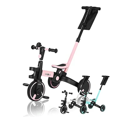 Afbeelding van FableKids® Driewieler 7in1 kinderdriewieler Loopwiel Leerwiel Kinderstuurfiets