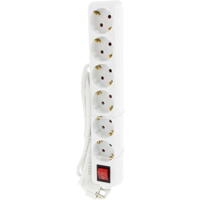 Afbeelding van Eco Import Stekkerdoos 6 wit