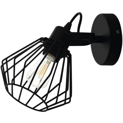 Afbeelding van Leen Bakker EGLO Plafondlamp Tabillano Zwart Plafondlampen Staal