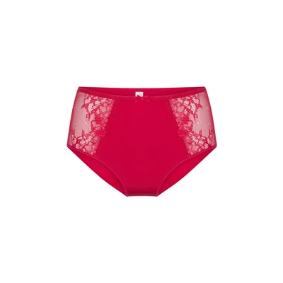 Afbeelding van Lingadore Daily HIGH Waist Slip, Dames, Maat: XL, Rot
