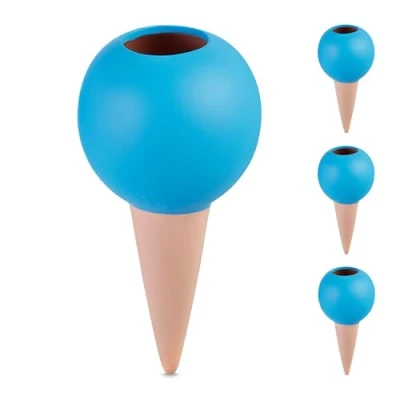 Afbeelding van Relaxdays waterdruppelaar keramiek set van 4 kamerplanten druppelsysteem balkon