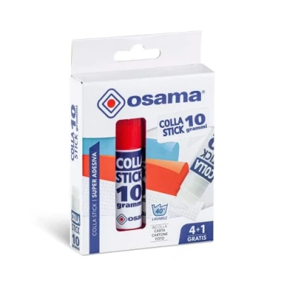 Afbeelding van Extra sterke lijmstift, 4 plus 1 gratis, 10 g ideale kleefset voor schoolspullen en kantoorbenodigdheden glijdt over papier, duurzaam geschikt kinderen, klassieke formule