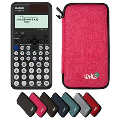 Afbeelding van CALCUSO Basispakket roze met Rekenmachine Casio FX 85DE CW ClassWiz (Duits)
