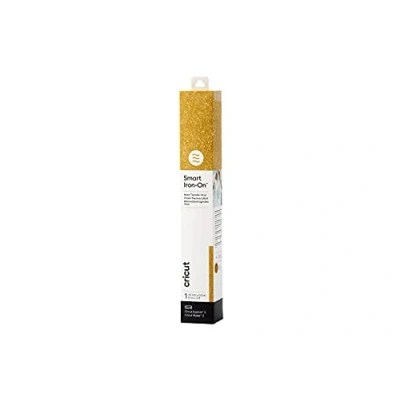 Afbeelding van Cricut Smart Iron on Met Glitters 33 X 91 Cm Goud (1 Vel)