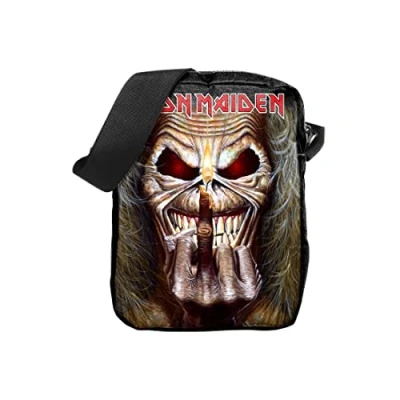 Afbeelding van Rocksax, Handtas, Iron Maiden sacoche middelvinger