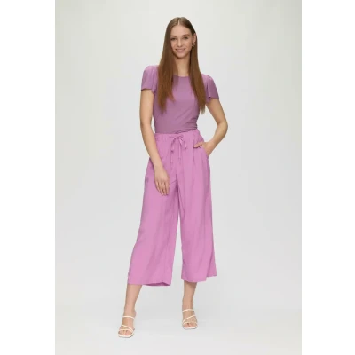 Afbeelding van QS MIT Kurzem Weitem ÄRMEL Tshirt basic, Dames, Maat: Large, Lavendel