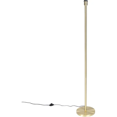 Afbeelding van QAZQA Klassieke vloerlamp messing zonder kap Simplo
