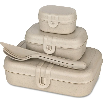 Afbeelding van Koziol Lunchset Pascal Creme 4 Delig