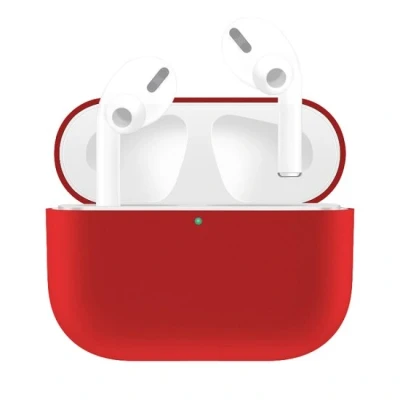 Afbeelding van AirPods Pro / 2 Solid series Siliconen hoesje Rood
