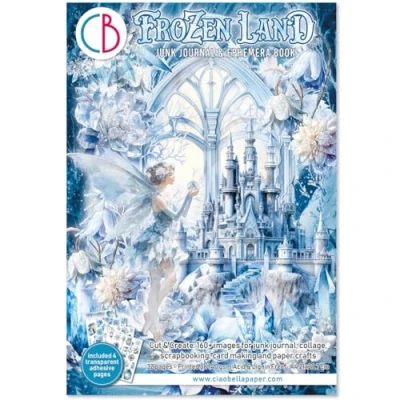 Afbeelding van Ciao Bella Frozen Land A4 Junk Journal Ephemera Book (32pcs) (CBB016)