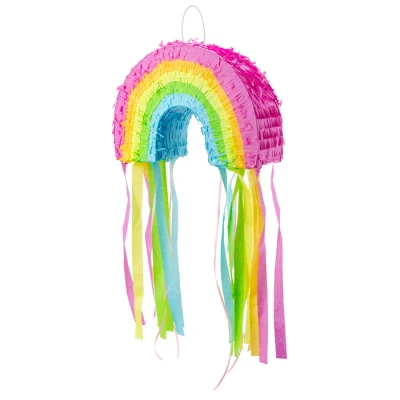 Afbeelding van PARTYDECO Regenboog piñata 30 x 20 10 cm
