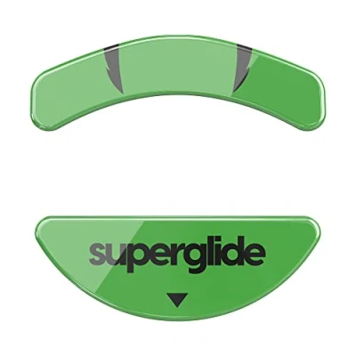 Afbeelding van Superglide Snelste en soepelste muisvoeten/skates gemaakt met ultrasterk onberispelijk glas supersnelle gladde duurzame zool voor Razer Viper Mini [groen]