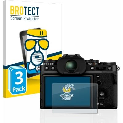 Afbeelding van BROTECT Antireflecterende Glas Screen Protector Mat voor Fujifilm X T5 (3 Stuks) Schermbeschermer [Beschermglas Folie niet Gehard Glas]