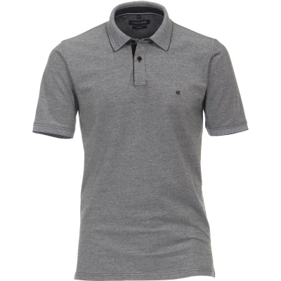Afbeelding van Casamoda Poloshirt, Heren, Maat: Large, Hellgrau