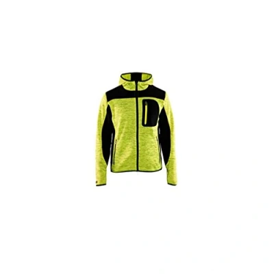 Afbeelding van Blaklader Gebreid vest met softshell 4930 2117 High Vis Geel/Zwart