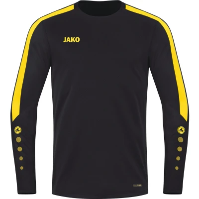 Afbeelding van JAKO Sweater Power Zwart/citroen