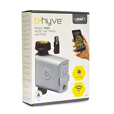 Afbeelding van S&amp;M Orbit B Hyve 94990 Intelligente bewateringsprogrammeerapparaat met wifi aansluiting voor slangkoppelingen