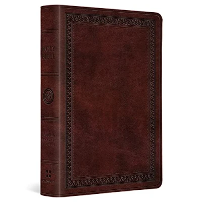 Afbeelding van ESV Value Large Print Compact Bible: English Standard Version, Mahogany, Trutone, Border, Bible