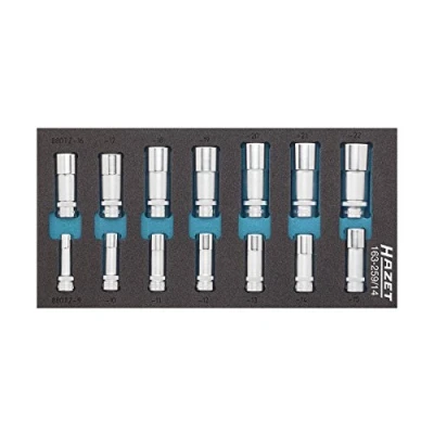 Afbeelding van Hazet 163 259/14 Dopsleutelinzetset 3/8 (10 mm) 14 delig