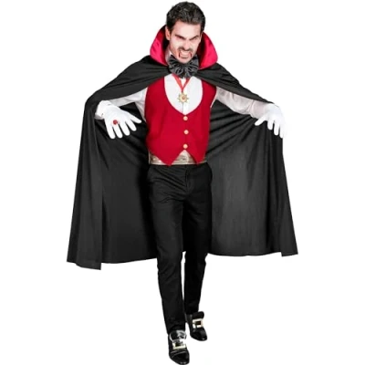 Afbeelding van Widmann Vampier &amp; Dracula Kostuum Charmante Uit Transsylvania Rood, Zwart Medium / Large Carnavalskleding Verkleedkleding