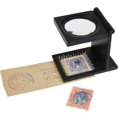 Afbeelding van Lindner, Dradenteller groot, inklapbare loupe, LED, lens 30 mm. Copy
