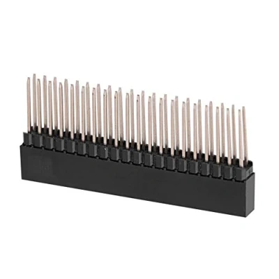 Afbeelding van 2x20 Pins Vrouwelijke Pin Header 2.54 m Printplaat Socket Connector Dubbele Rij Korte Headers voor (3 Stuks)