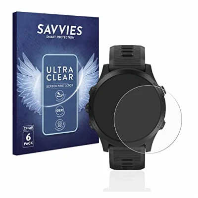 Afbeelding van Savvies Screenprotector voor Garmin Forerunner 945 Folie Beschermfolie transparant (6 Stuks)