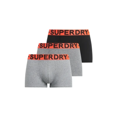 Afbeelding van Superdry Mannen Triopak Slips Grijs Grootte: L