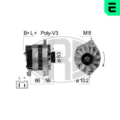 Afbeelding van Dynamo / Alternator ERA 210092A