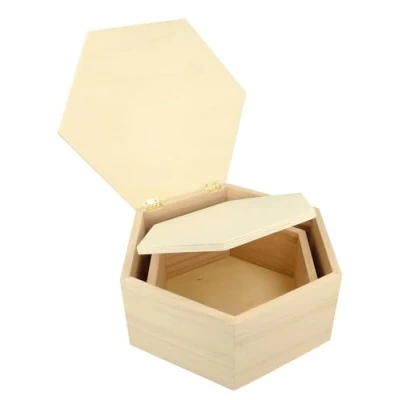 Afbeelding van Artemio Houten Nestdoos, Beige, 22 x 9 19 cm