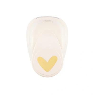 Afbeelding van Vaessen Creative Love It collectie motiefpons hart, metalen plastic motiefpons, om te knutselen met papier en scrapbooking, veelkleurig, maat M, meerkleurig, medium