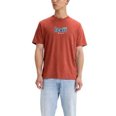 Afbeelding van Levi&#039;s Ss Relaxed Fit Tee T shirt Mannen, Holiday Poster Chili, L